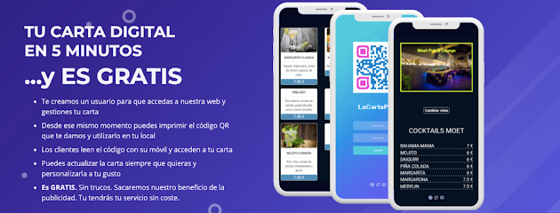 Servicio De Marketing Por Internet Lacartaporfa Carta Digital QR