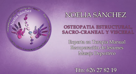 Osteopatía y masaje miofascial Noelia Sánchez