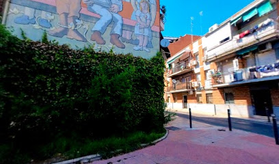 Mural en Getafe de Ángel Aragonés