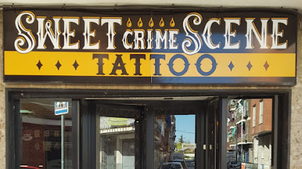 sweet crime scene tattoo